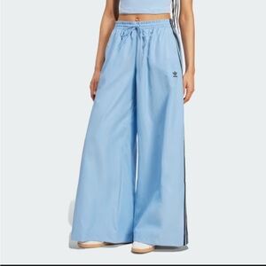 adidas FIREBIRD OVERSIZED TRACK PANTS - Ash Blue